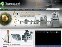 Tablet Screenshot of pharmalandtech.com